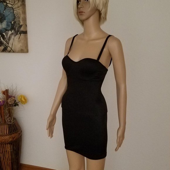 Heavenly Shapewear black slip dress - Picture 1 of 9